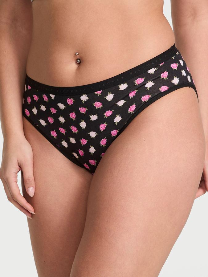 Stretch Cotton High-Leg Brief Panty image number 0