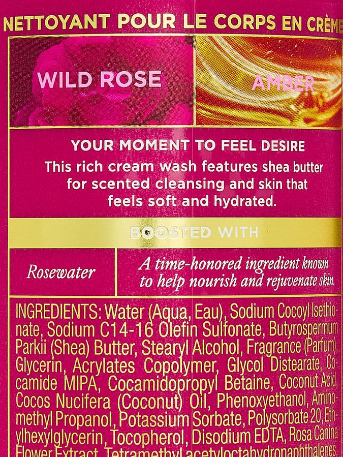 Wild Rose Amber Cream Body Wash