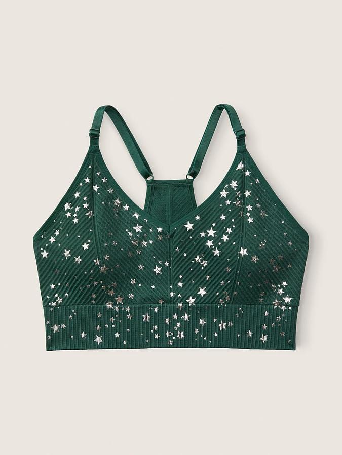 Seamless Lightly Lined Sports Bra image number 2