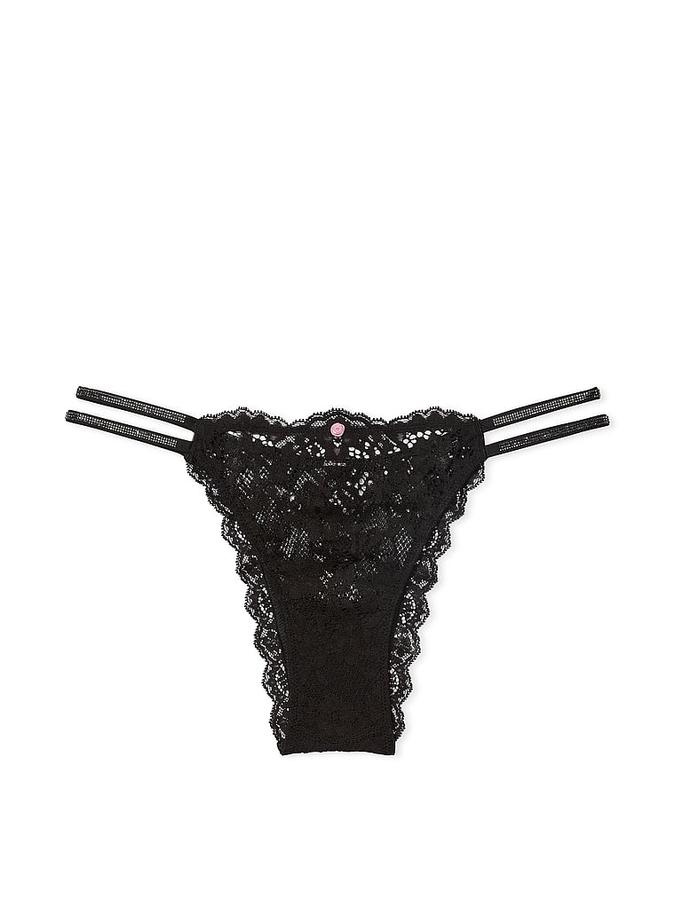 Twinkle Strap Lace Brazilian Panty image number 2