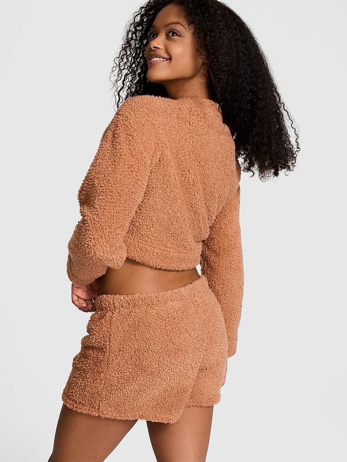 Co-ZZZy Fleece Boxy Pajama Shorts image number 1