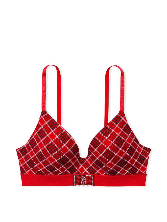 Shine Patch Lightly Lined Wireless Bra image number 2