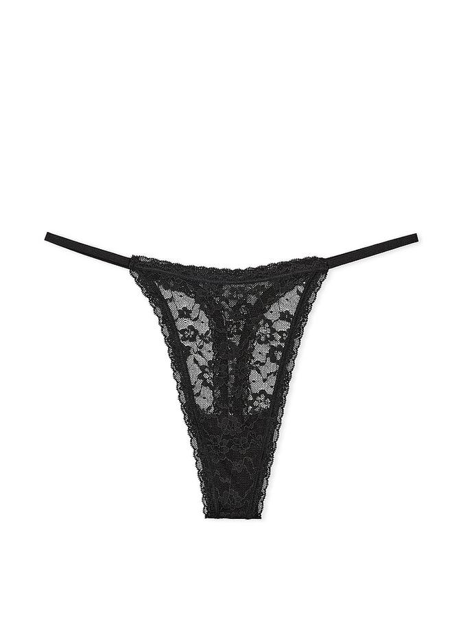 Lace String Thong Panty image number 1