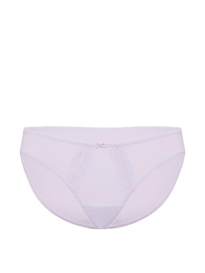 Cotton Lace-Trim Bikini Panty image number 2