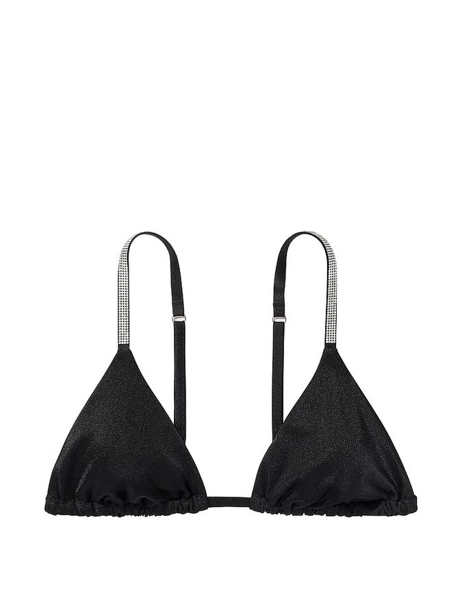 Shine Strap Triangle Bikini Top image number 2