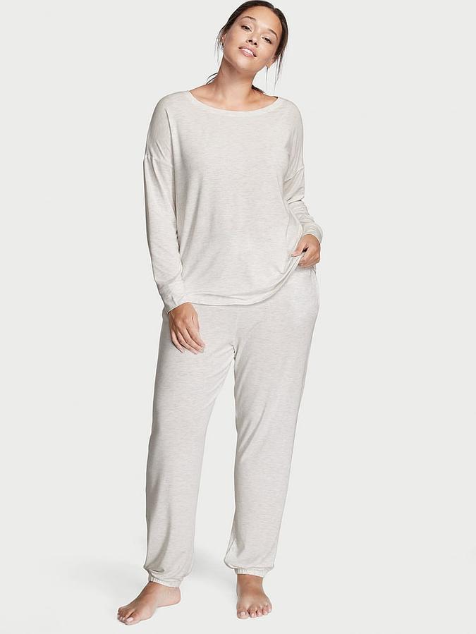 Modal Crewneck Jogger Set image number 3