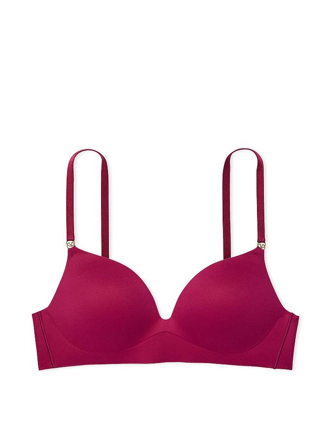 Smooth Wireless Push-Up Plunge Bra image number 2