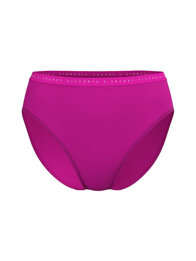 Stretch Cotton High-Leg Brief Panty image number 2