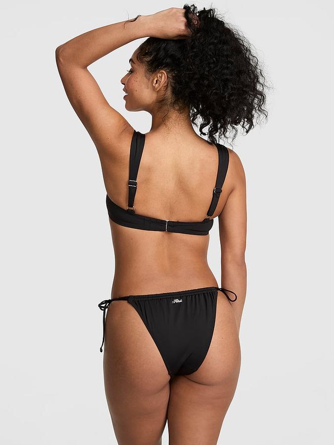 Ruched Push-Up Balconette Bikini Top