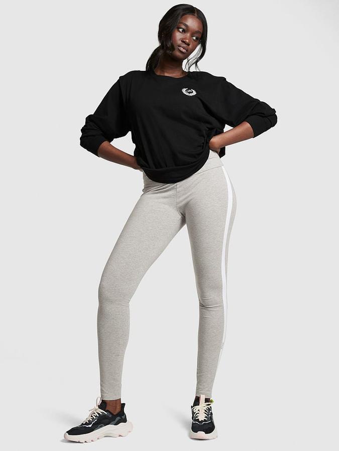 Cotton High-Waist Leggings image number 0