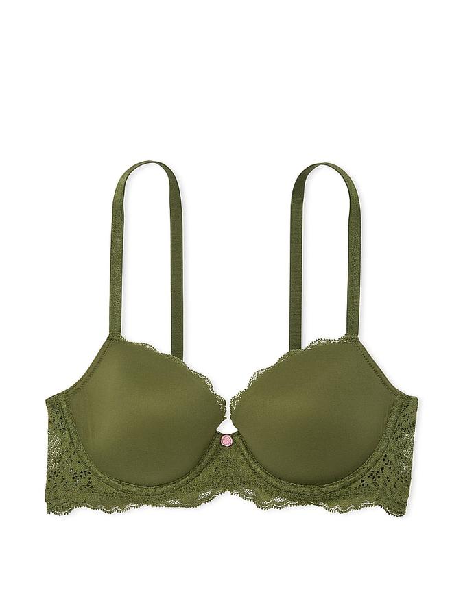 Smooth & Lace Lightly Lined Classic Coverage Demi Bra image number 2