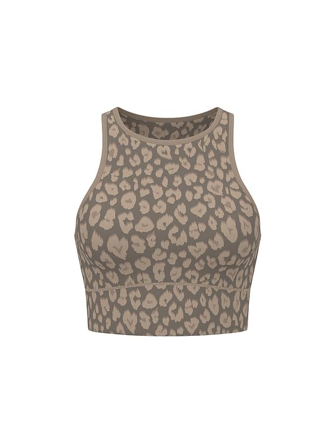 Seamless Contour High-Neck Sports Bra image number 2