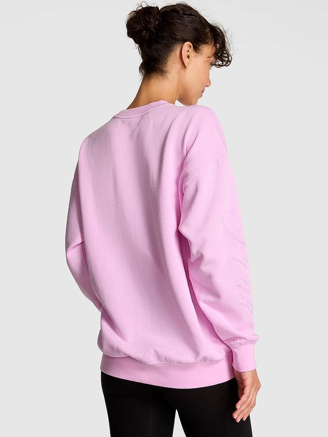 Ivy Fleece Oversized Crew Sweatshirt