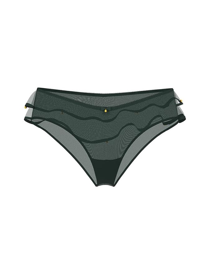 Jingle Belle Ruffled Mesh Cheeky Panty image number 2