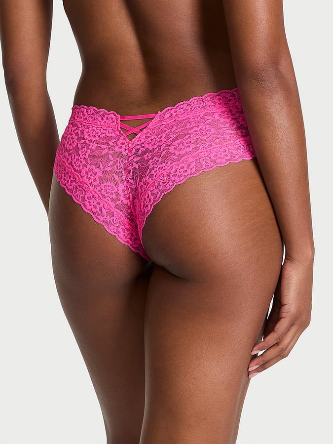 Blossom Lace Strappy-Back Cheeky Panty image number 1