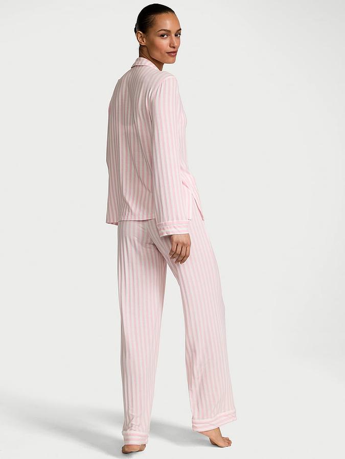 Modal Soft Long Pajama Set image number 1