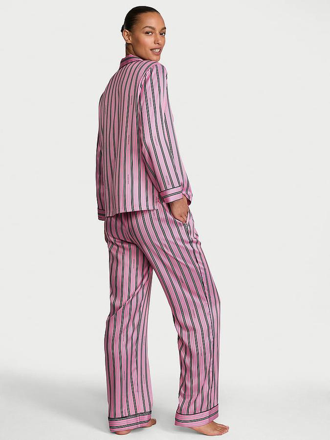 Signature Satin Long Pajama Set