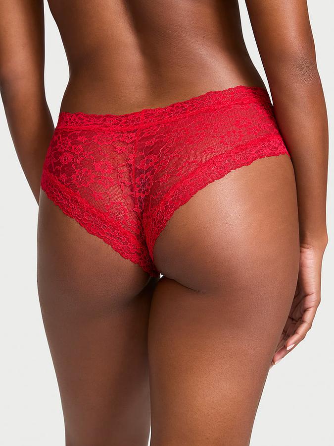 Lace-Up Lace Cheeky Panty image number 1