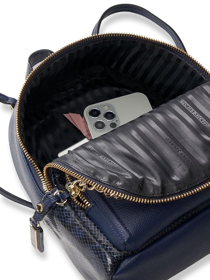 The Victoria Small Backpack Navy image number 3