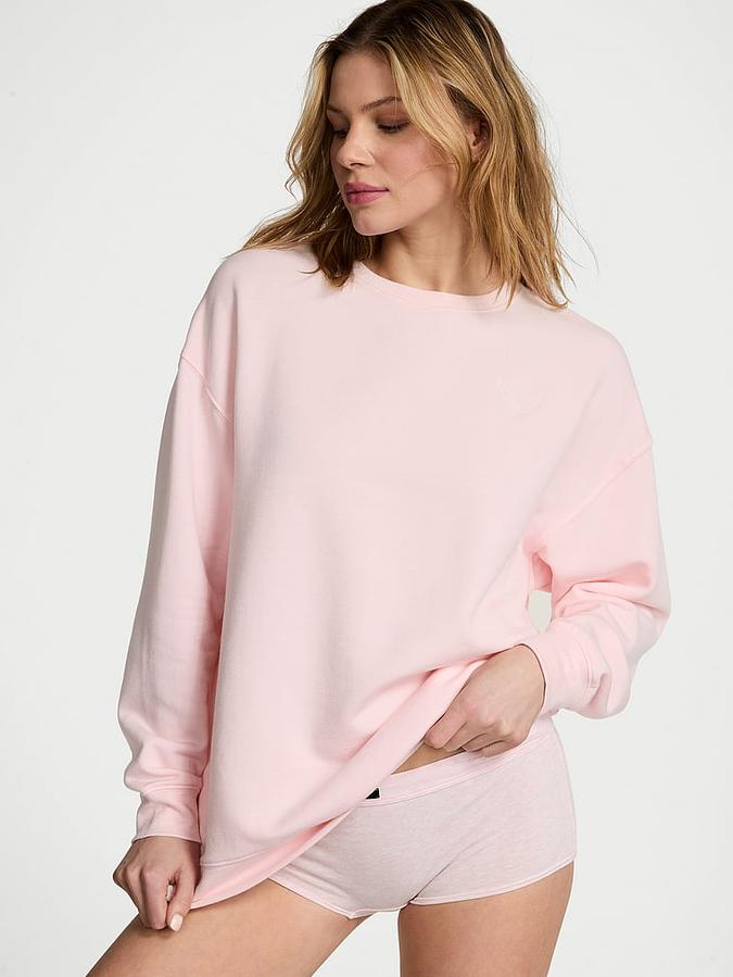 Brushed Modal Fleece Crewneck image number 0