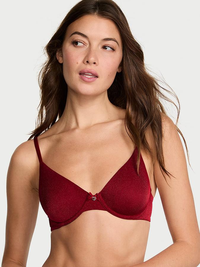 Shimmer Invisible Lift Unlined Demi Bra