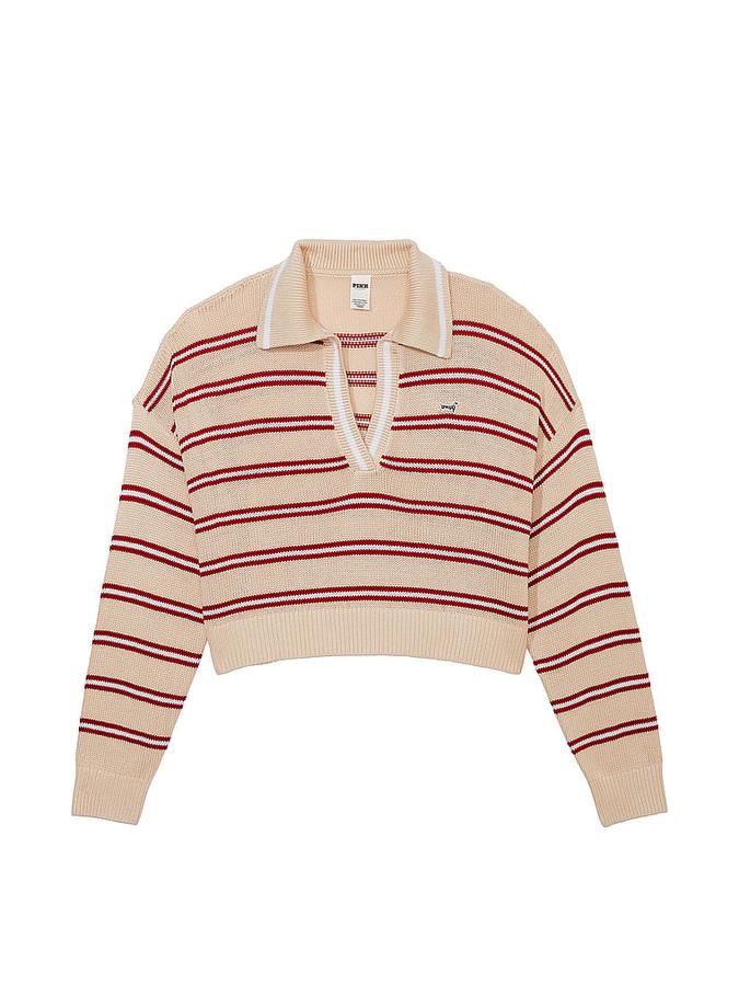Cambridge Knit Prep Polo Sweater image number 2