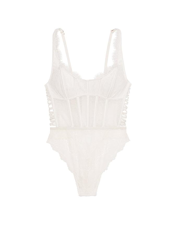 Dream Angels Wicked Unlined Lace Corset Teddy image number 2