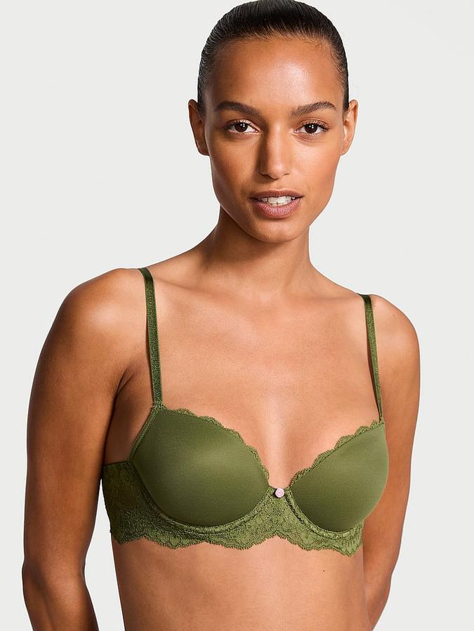 Smooth & Lace Lightly Lined Classic Coverage Demi Bra image number 0