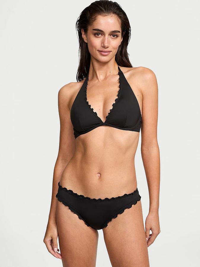 Ruched Cheeky Bikini Bottom