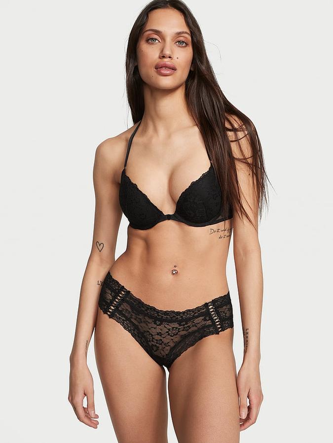 Posey Lace Lace-Up Cheeky Panty image number 0