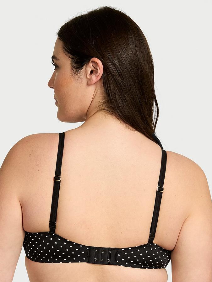 Smooth Lace-Trim Push-Up Bra