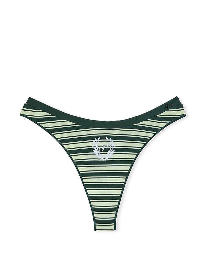 Seamless High-Leg Thong Panty