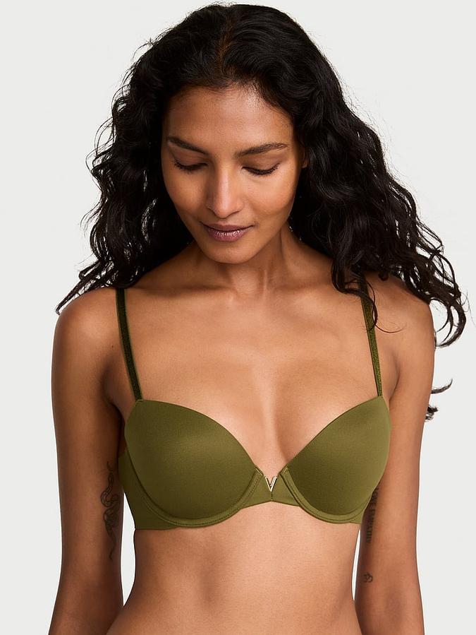 Lightly Lined Plunge Demi Bra image number 0