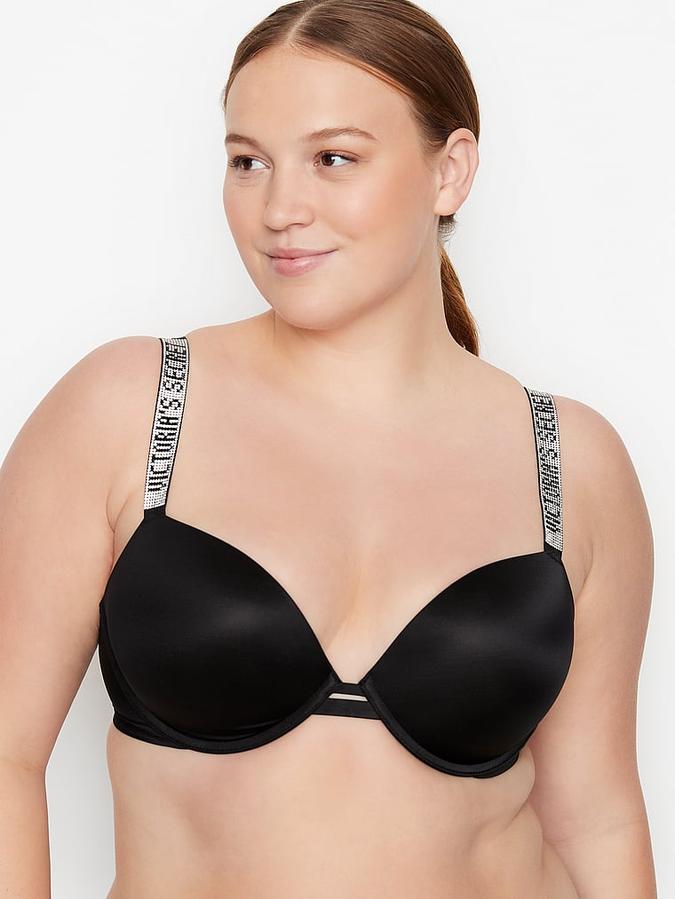 Shine Strap Push-Up Bra image number 0