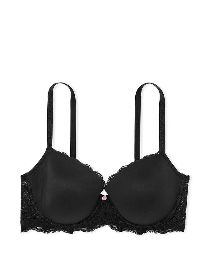 Smooth & Lace Lightly Lined Classic Coverage Demi Bra image number 2