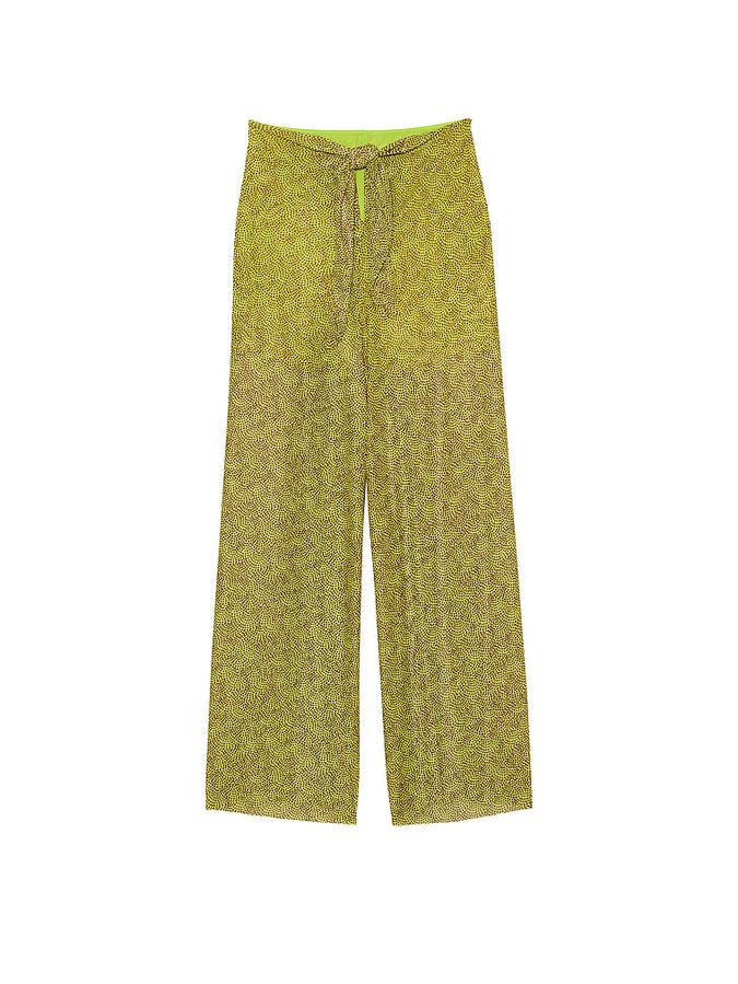 Beachwear Mesh Tie-Front Cover-Up Pants image number 0