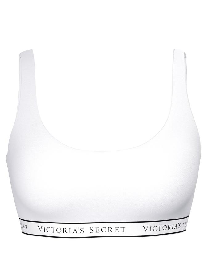 Cotton Wireless Scoop Bralette image number 2