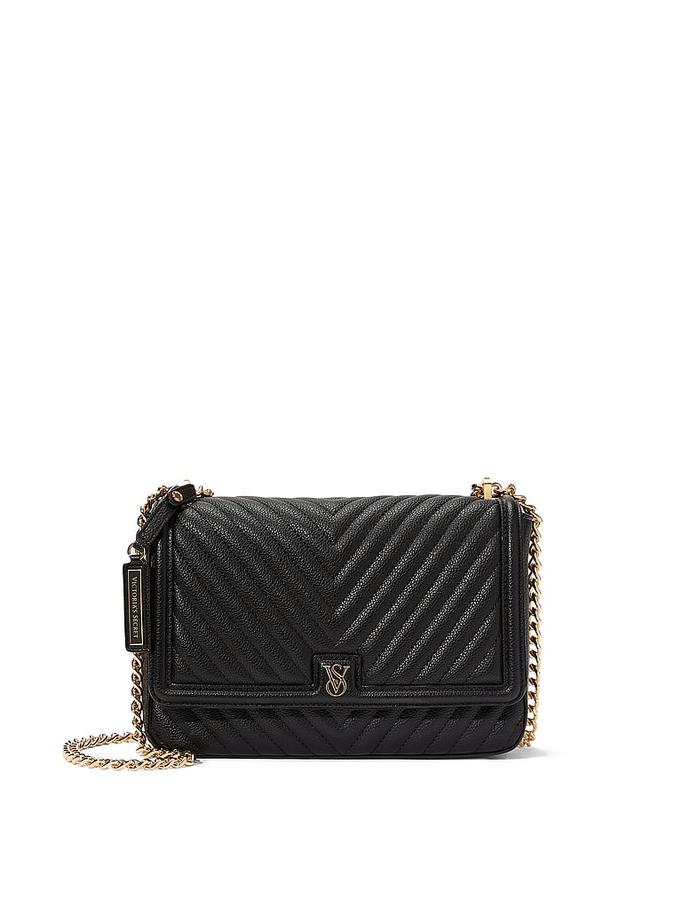 Victoria's Secret Medium Crossbody Bag Black