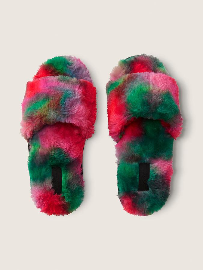 Faux Fur Slippers image number 1