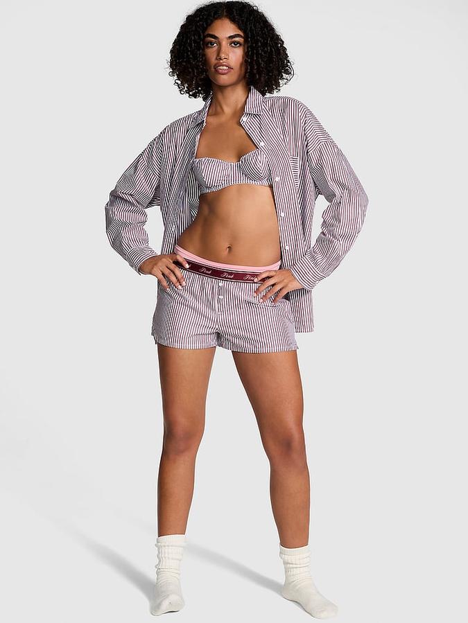 Cotton Poplin Boxer Shorts image number 3
