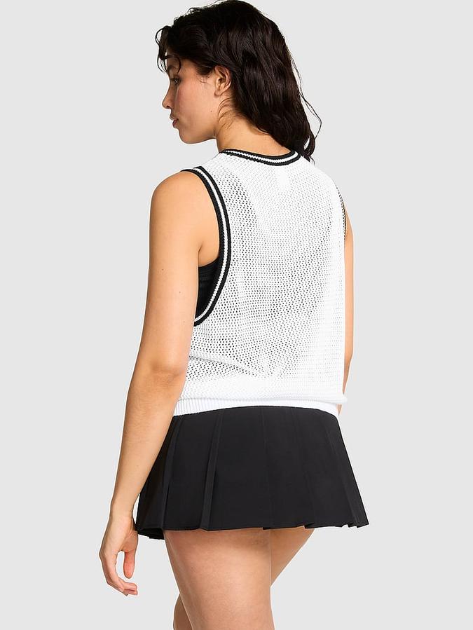 Cambridge Knit Cropped Vest image number 1