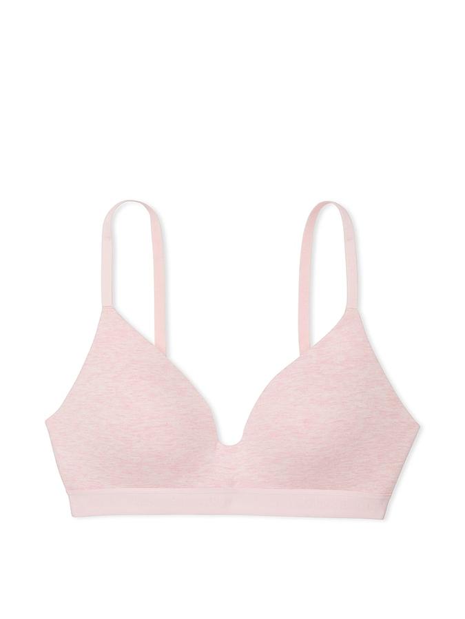 Lightly Lined Wireless Cotton Bra image number 0