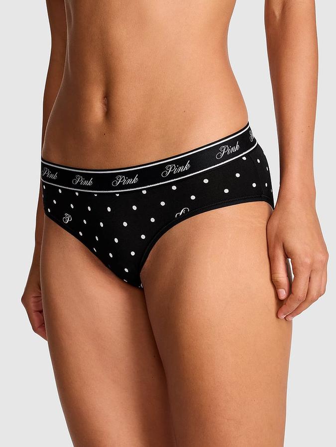 Logo Cotton Hiphugger Panty