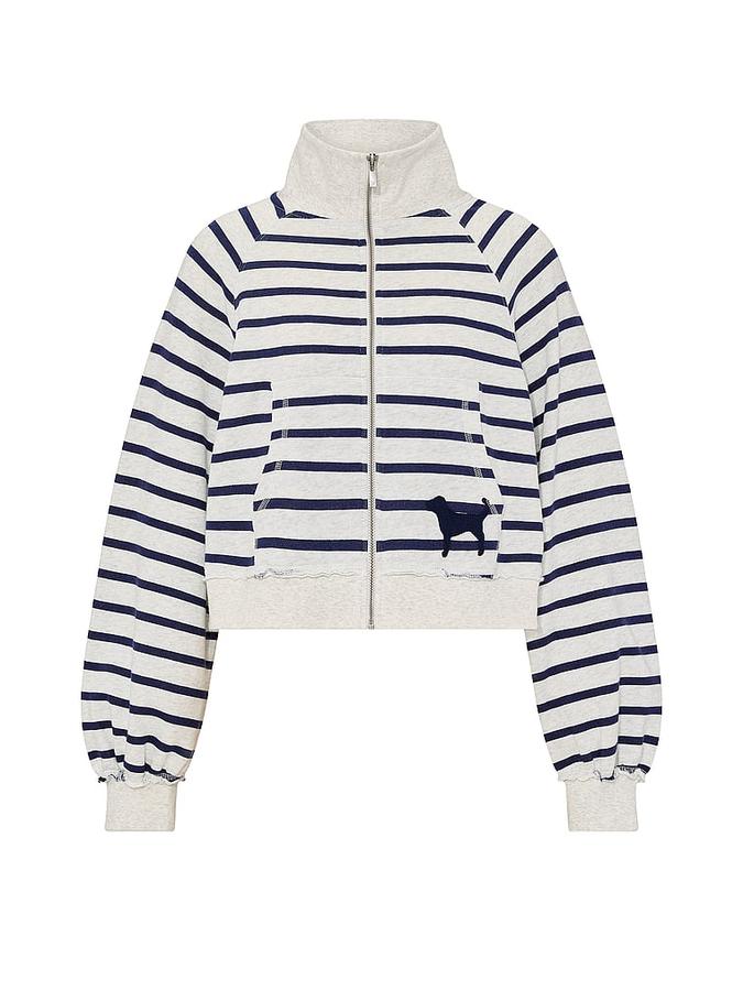 Campus Terry&trade; Mock-Neck Full-Zip Sweatshirt image number 2