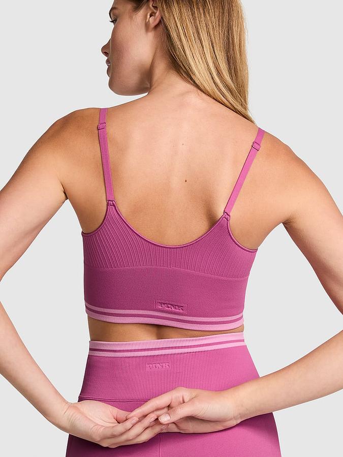 Seamless Longline Sports Bra image number 1