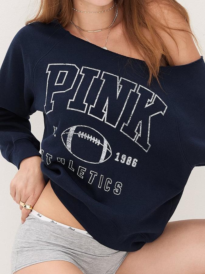 Ivy Fleece Off-The-Shoulder Sweatshirt image number 3