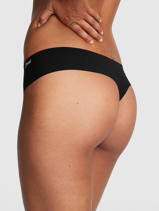 No-Show High-Leg Thong Panty