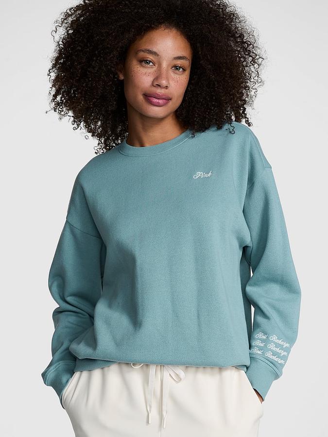 Ivy Fleece Oversized Crew Sweatshirt image number 0