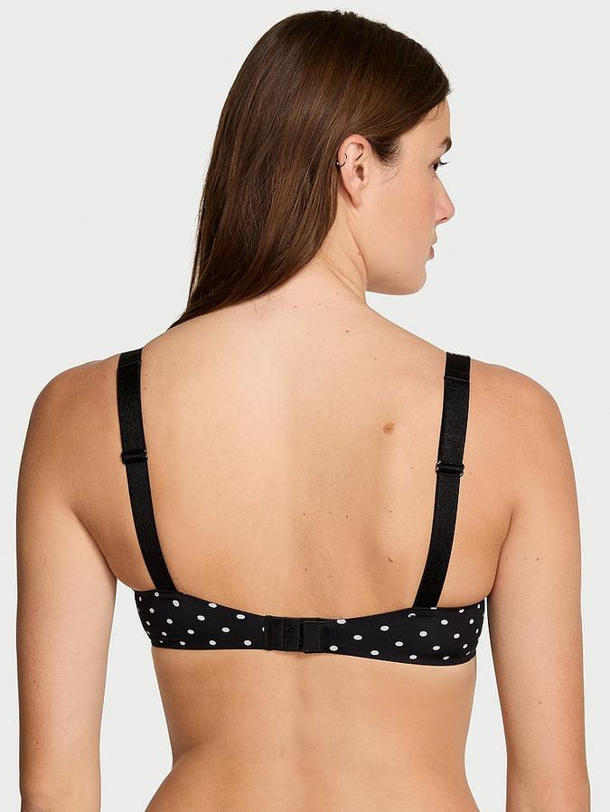 Logo Shine Strap Push-Up Bra