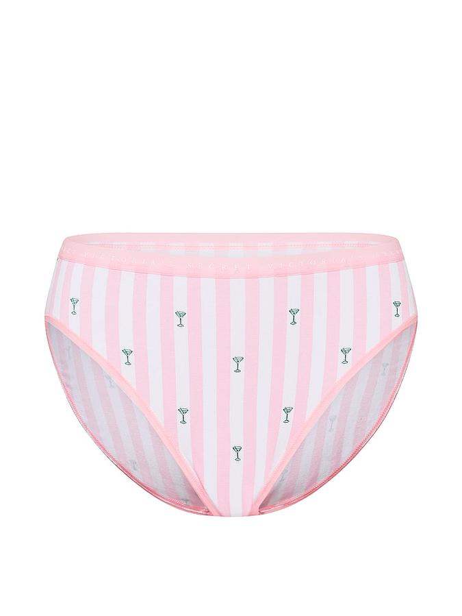 Stretch Cotton High-Leg Brief Panty image number 2